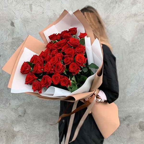 Antalya Flower Service Bouquet of 37 Red Roses