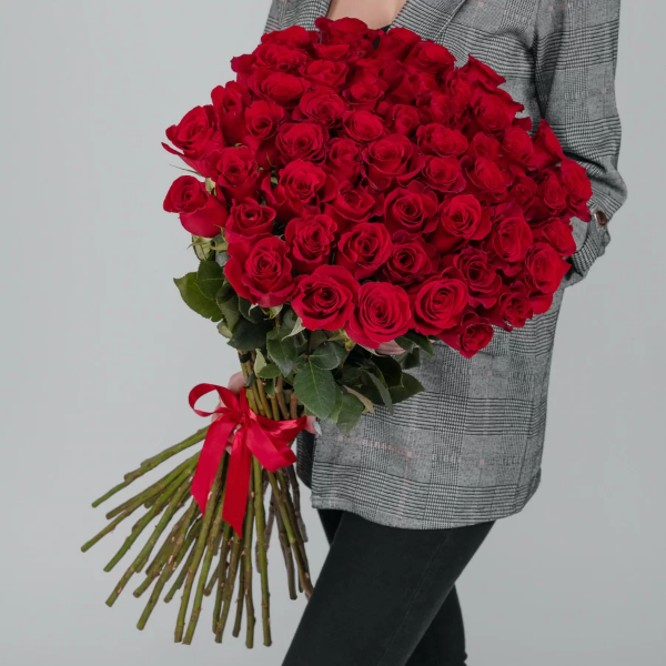  доставка цветов в АнталияТурция 41 красная роза