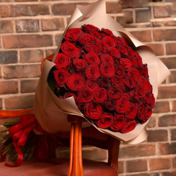  Flower Delivery Antalya  53 Red Roses Bouquet 