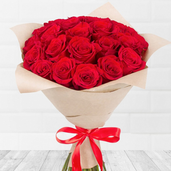  Flower Delivery Antalya  23 Red Roses Bouquet 