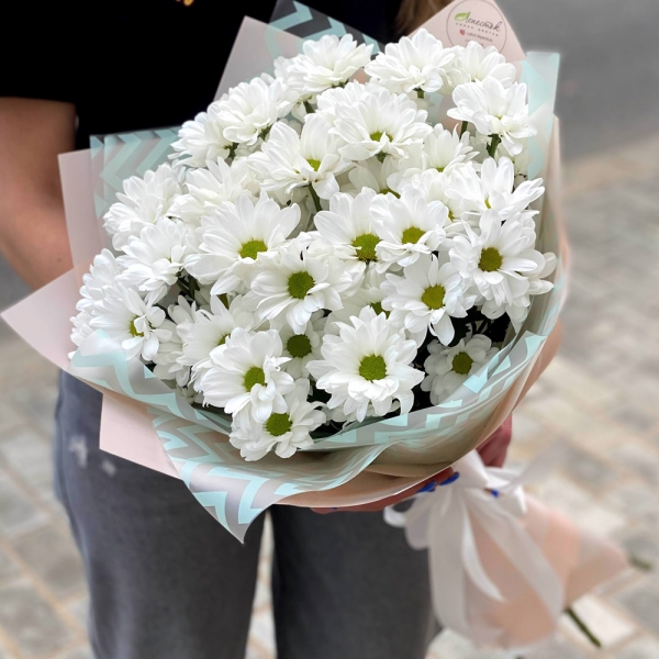  Заказ цветов в Анталия букет 11 хризантем
